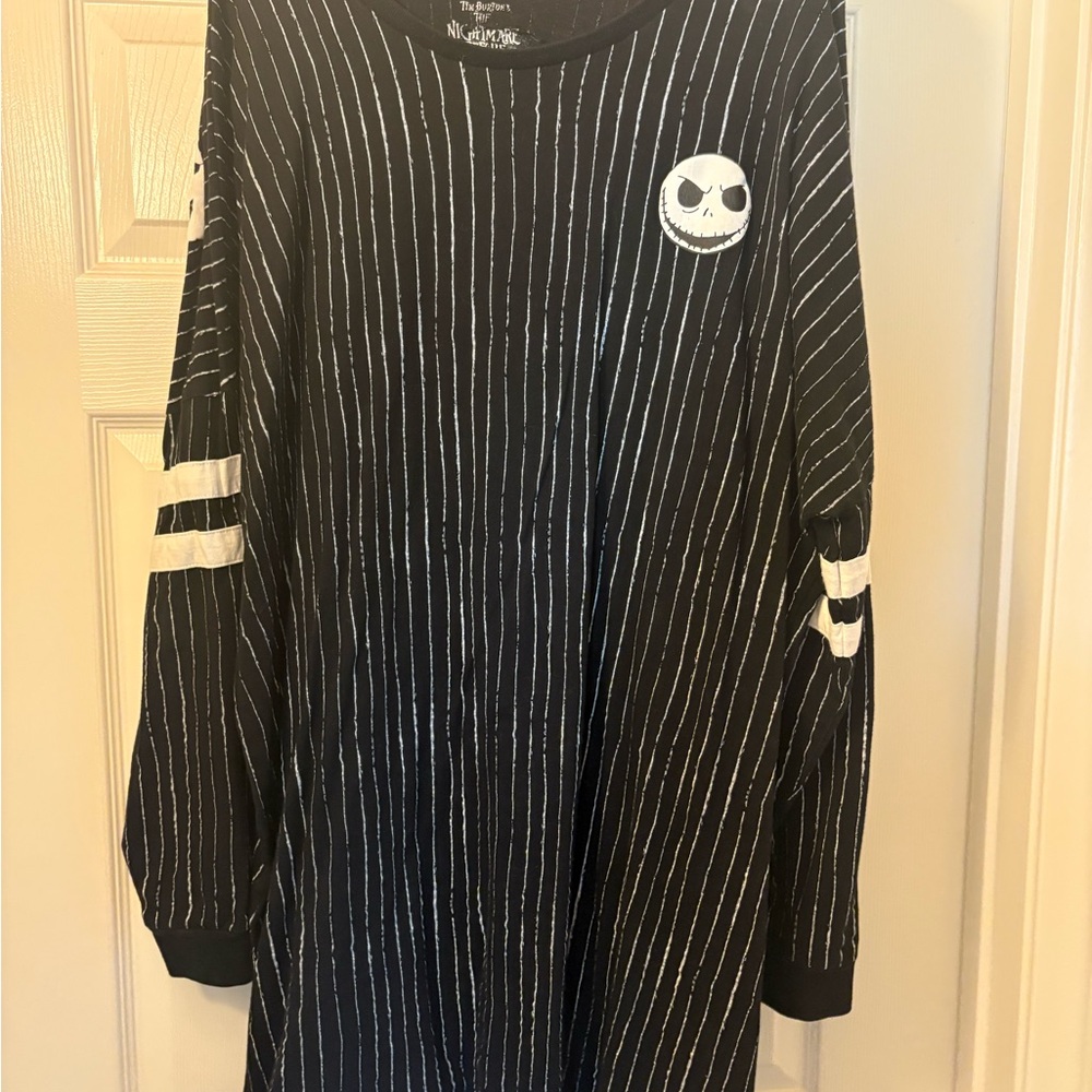 Disney Pumpkin King Nightmare Before Christmas Long Sleeve Dress